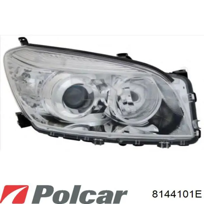 8144101E Polcar reflektor prawy