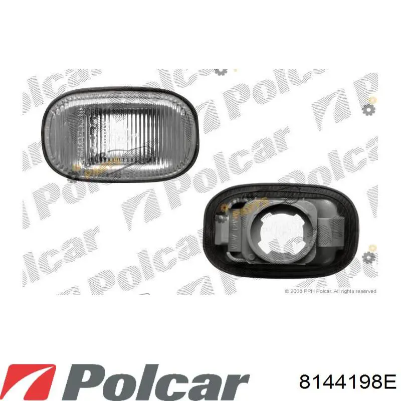 Powtarzacz kierunkowskazu na błotniku Toyota Corolla VERSO minivan (R10) (2004 - 2009) cena, od 10,30 USD