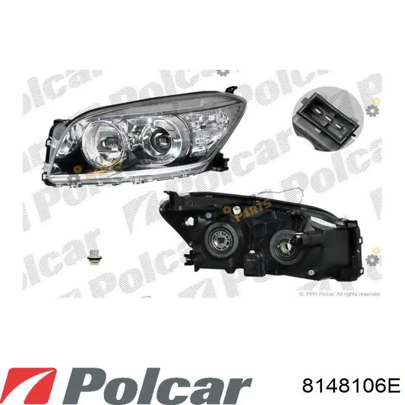 Do koszyka 8113042360 Toyota Reflektor prawy