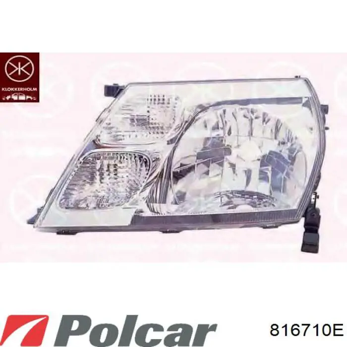 Do koszyka 816710E Polcar Reflektor prawy