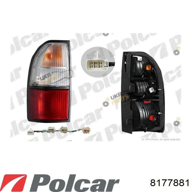 Lampa zespolona tylna prawa Toyota 8155160600 cena, od 64,54 USD