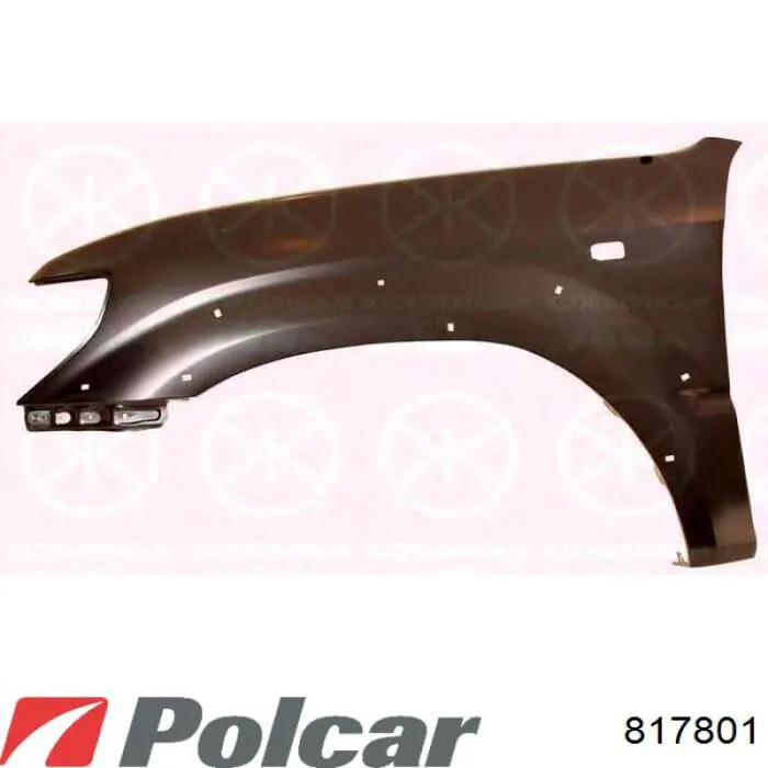 Do koszyka 817801 Polcar Błotnik przedni lewy