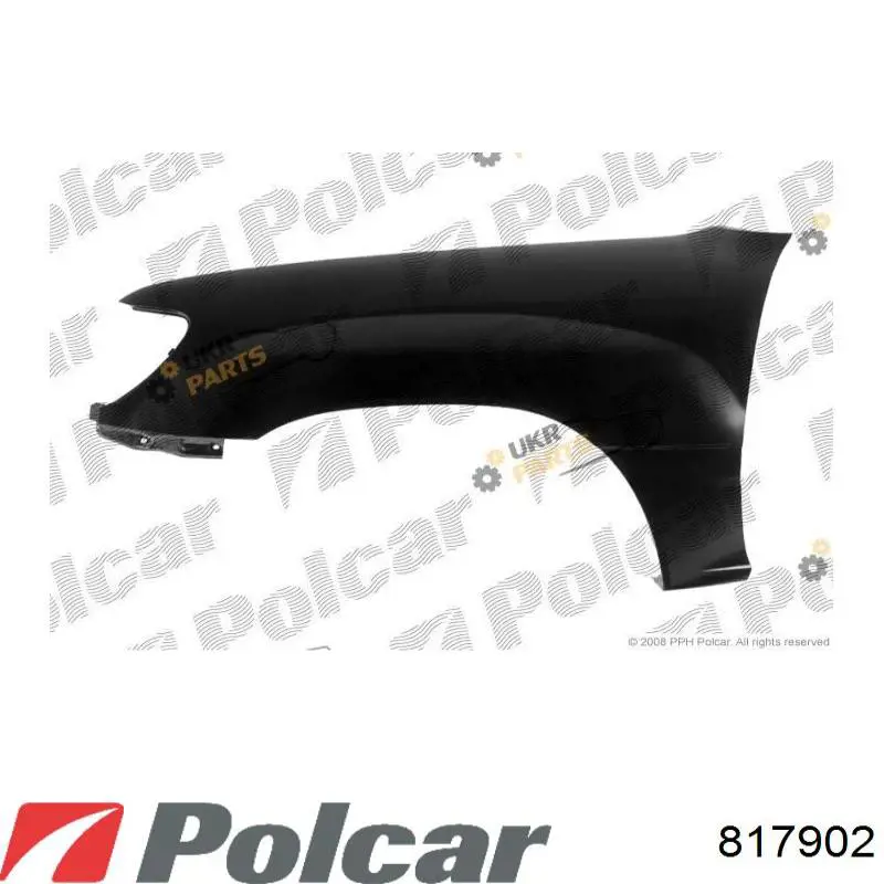 Do koszyka Błotnik przedni prawy Toyota Land Cruiser 100 J10