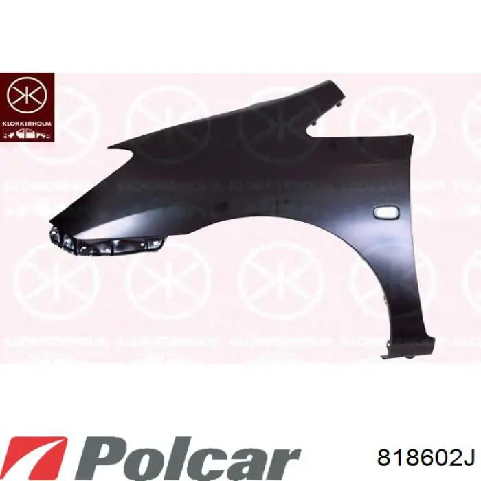Błotnik przedni prawy Toyota Corolla VERSO minivan (R10) (2004 - 2009) cena, od 153,18 USD