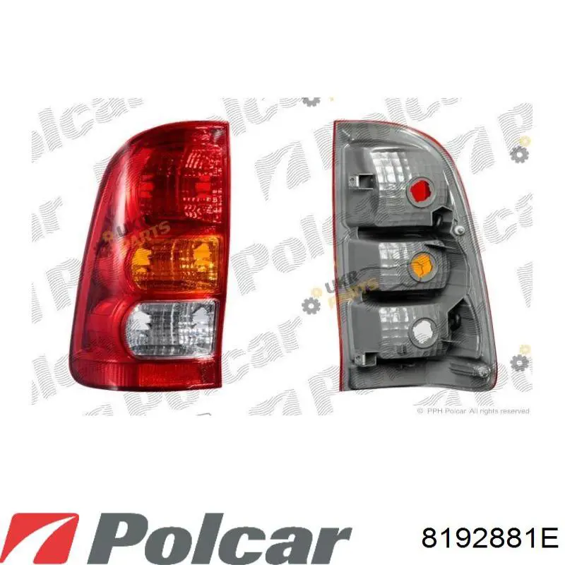Do koszyka 815500K010 Toyota Lampa zespolona tylna prawa