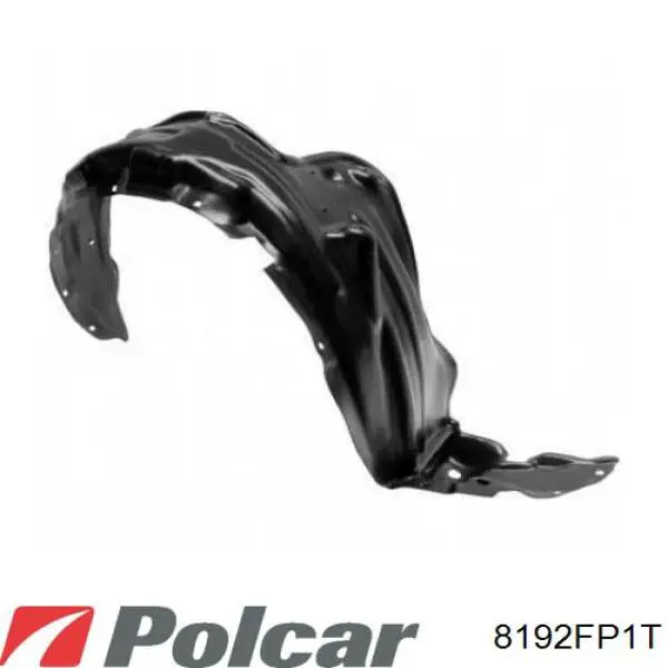 Do koszyka 538050K091 Toyota Nadkole błotnika przedniego prawe