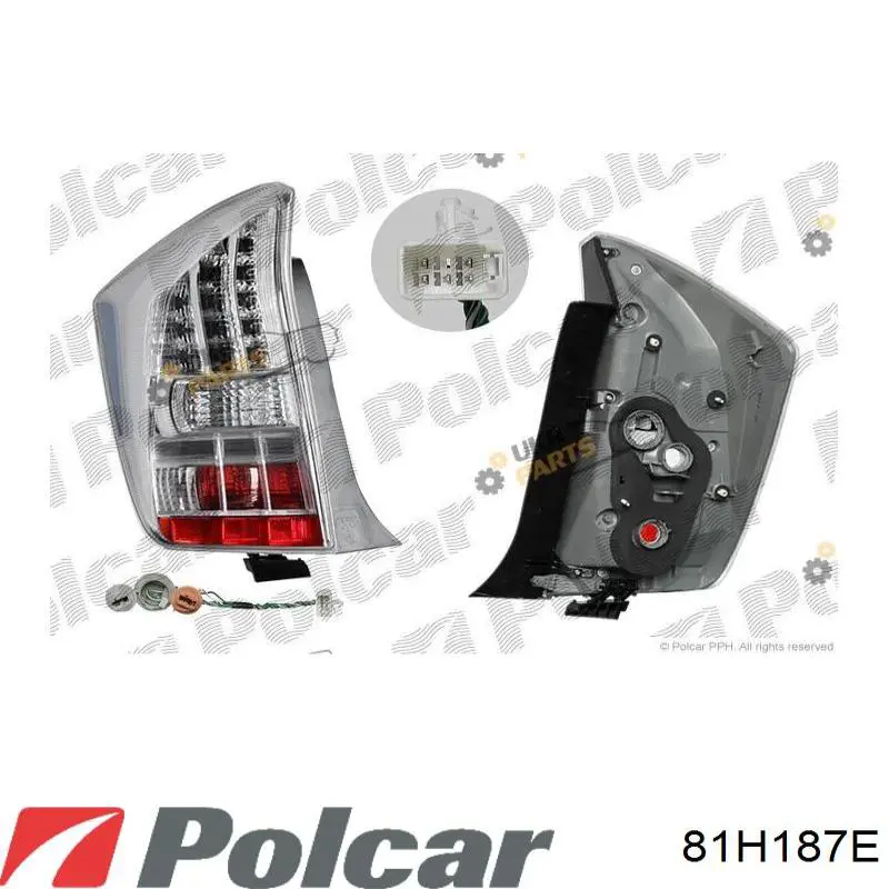 Do koszyka 8156147132 Toyota Lampa zespolona tylna lewa