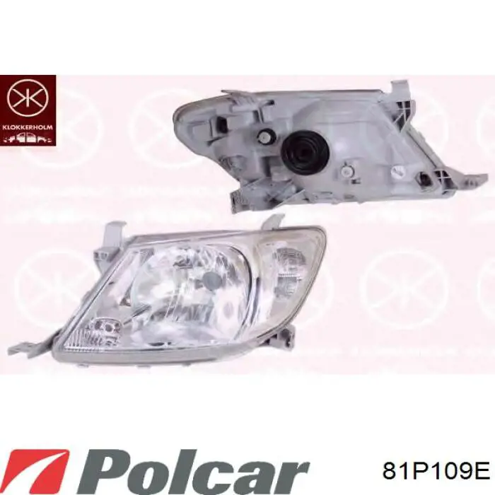 Do koszyka 811500K440 Toyota Reflektor lewy