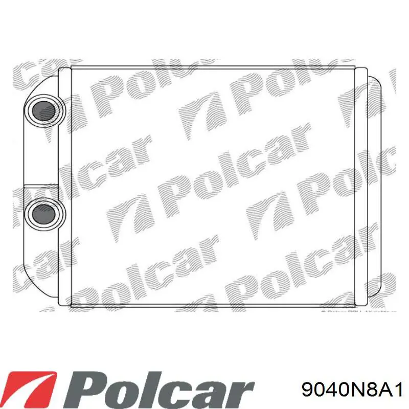 Chłodnica nagrzewnicy (ogrzewacza) 9040N8A1 Polcar