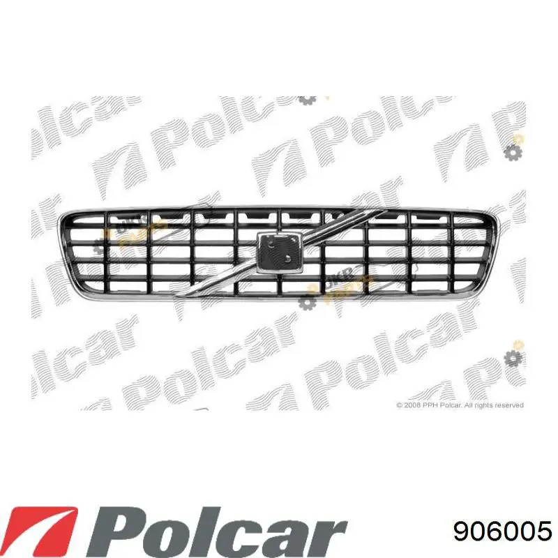 Atrapa chłodnicy do Volvo S60 I RS, RH