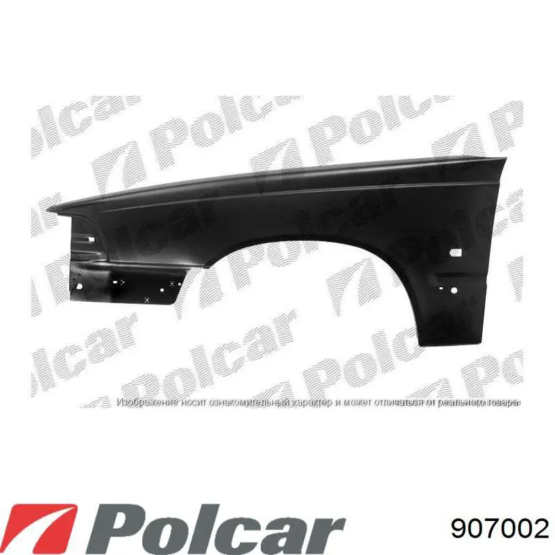 Błotnik przedni prawy Polcar 907002 cena, od 279,61 USD