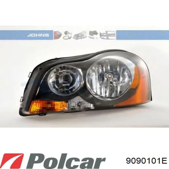 Do koszyka 30744008 Volvo Reflektor prawy