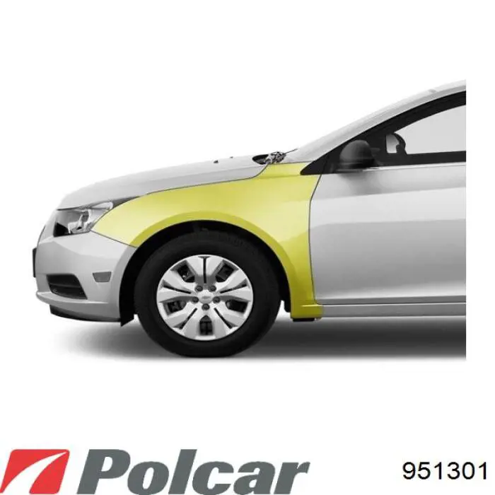 951301 Polcar Błotnik przedni lewy