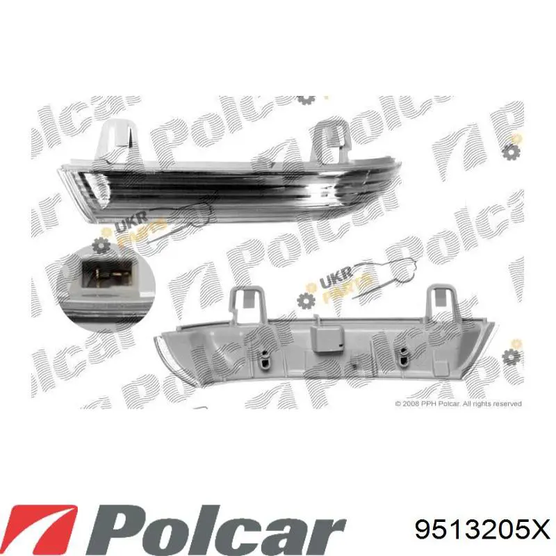 Kierunkowskaz lusterka prawy 3949008 Autotechteile