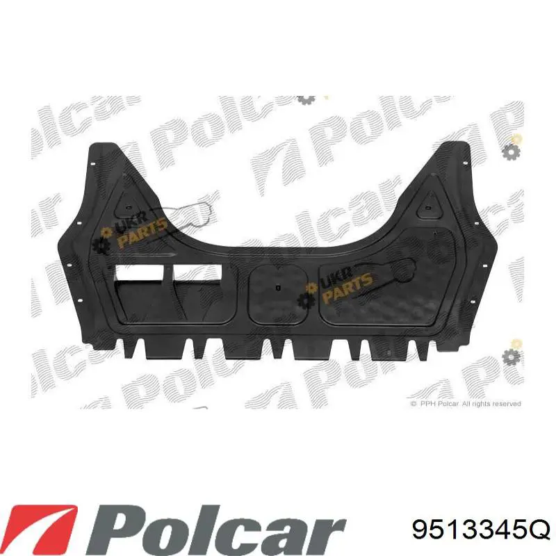 9513345Q Polcar Osłona silnika, miski (przedziału silnika)