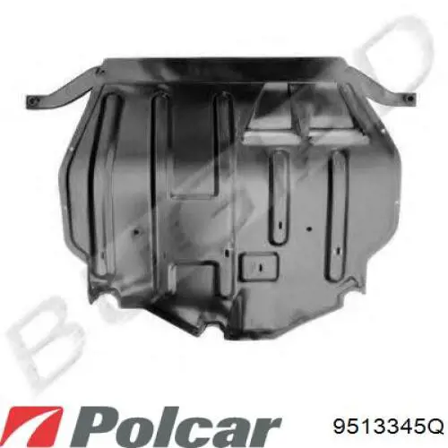 Do koszyka 9513345Q Polcar Osłona silnika, miski (przedziału silnika)