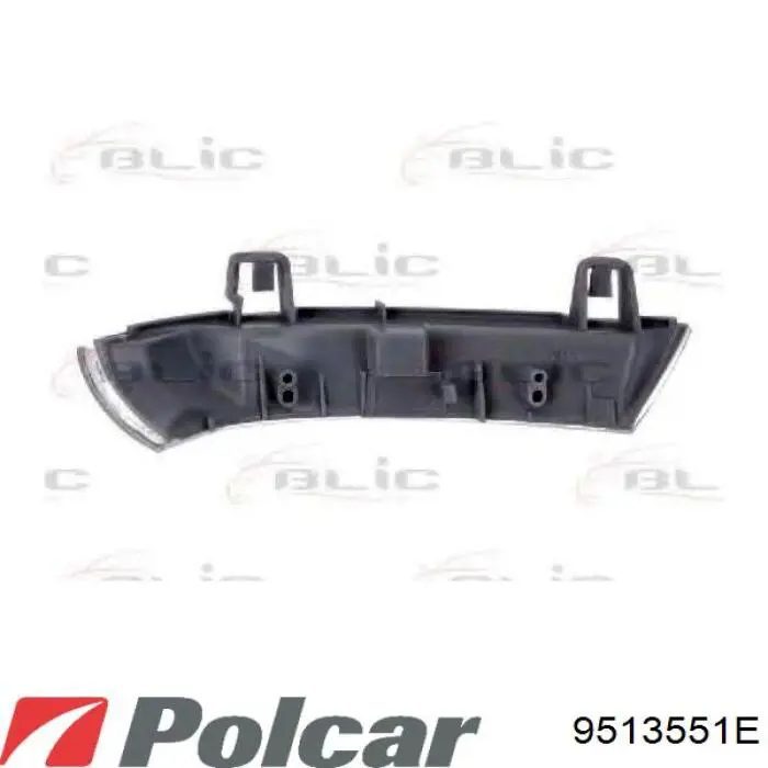 Wkład lusterka wstecznego prawego Polcar 9513551E cena, od 15,53 USD