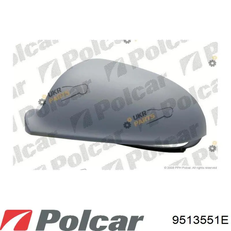 9513551E Polcar Wkład lusterka wstecznego prawego