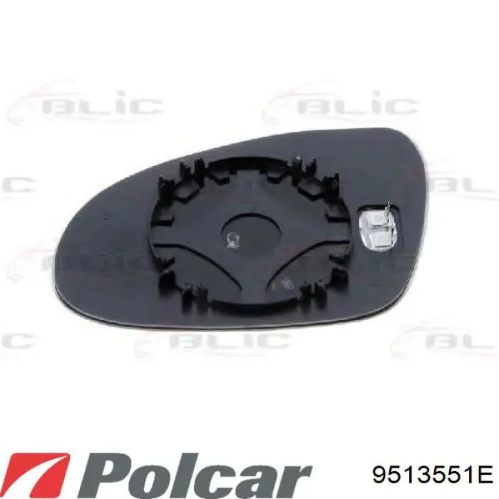 Wkład lusterka wstecznego prawego 9513551E Polcar