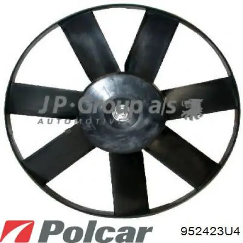 Wentylator elektryczny układu chłodzenia kompletny (silnik+wirnik) 952423U4 Polcar