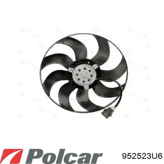 Wentylator elektryczny klimatyzacji kompletny (silnik+wirnik) Polcar 952523U6 cena, od 63,43 USD