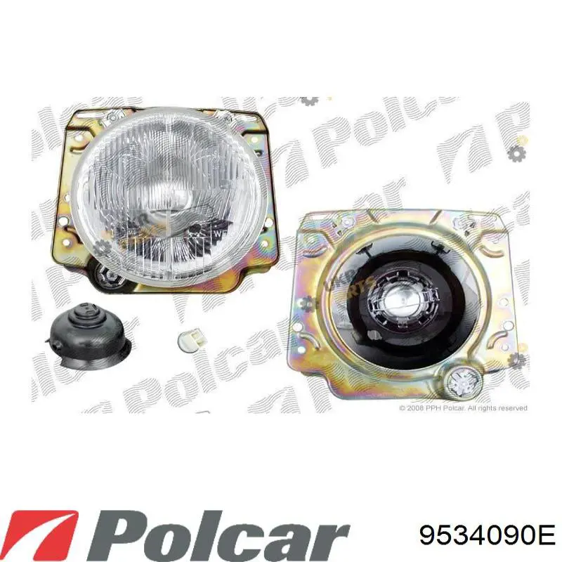 9534090E Polcar Reflektor lewy/prawy