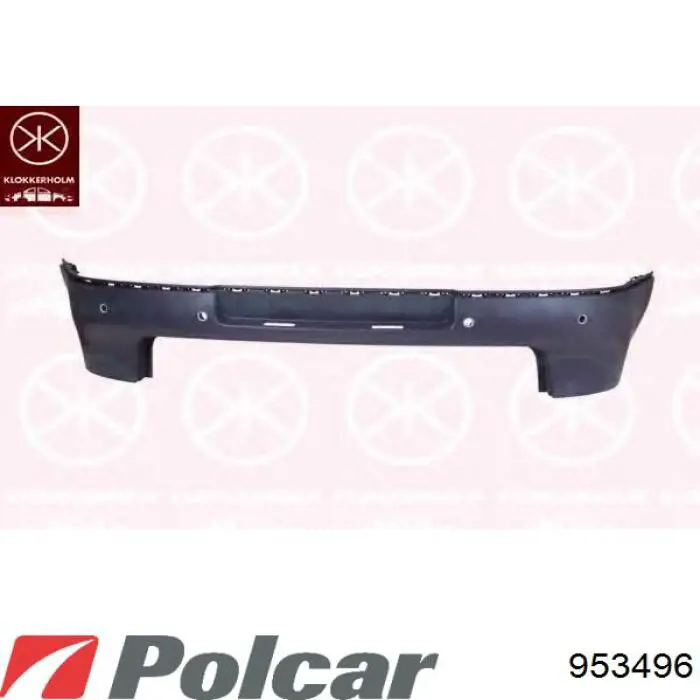 953496 Polcar Zderzak tylny