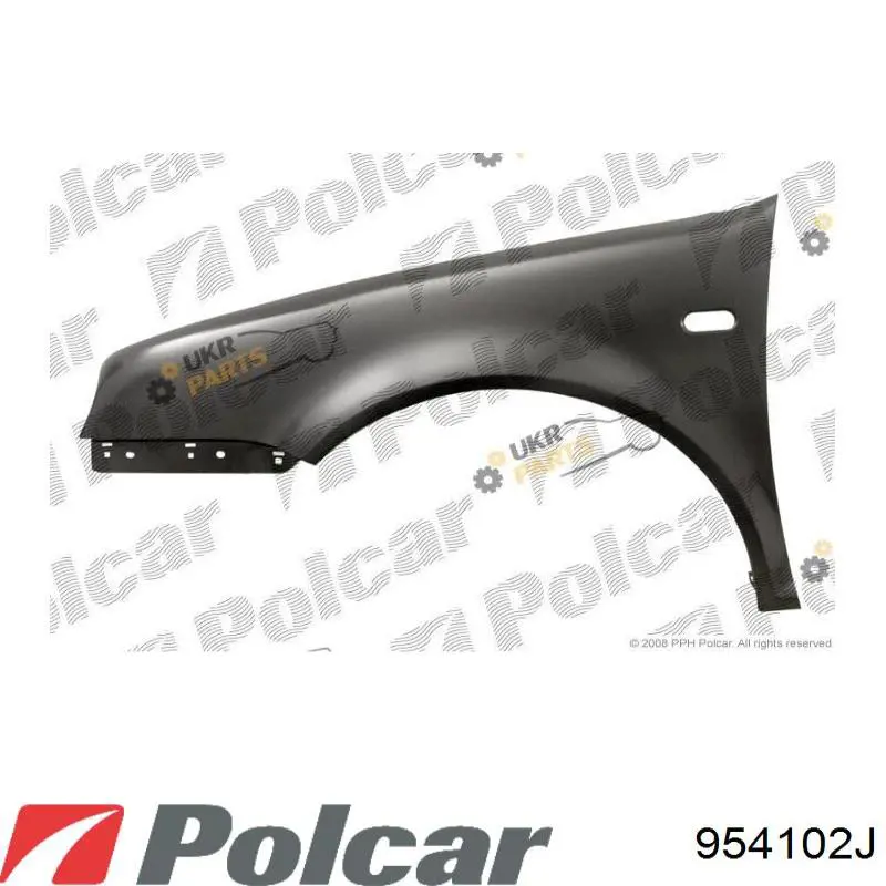 Błotnik przedni prawy Polcar 954102J cena, od 64,80 USD