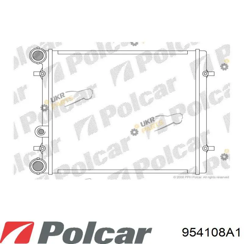 Do koszyka 954108A1 Polcar Chłodnica silnika