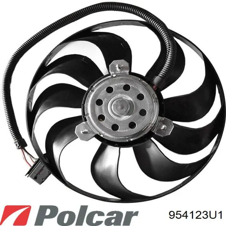 Wentylator elektryczny układu chłodzenia, kompletny (silnik+wirnik) prawy Polcar 954123U1 cena, od 51,06 USD