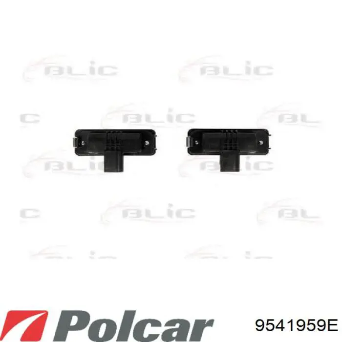 Do koszyka 9541959E Polcar Lampa oświetlenia tylnej tablicy rejestracyjnej