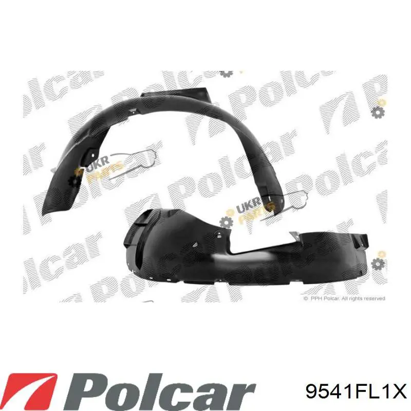Nadkole błotnika przedniego lewe Polcar 9541FL1X cena, od 15,21 USD