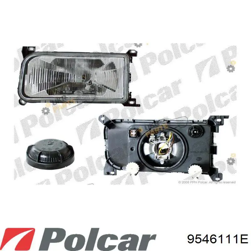 Reflektor lewy Polcar 9546111E cena, od 56,60 USD