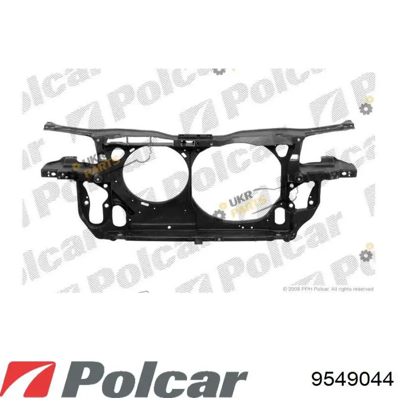 9549044 Polcar Osłona chłodnicy kompletna (panel mocowania reflektorów)