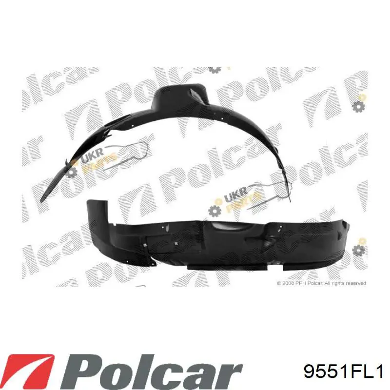 Nadkole błotnika przedniego lewe VAG 7M3809957C cena, od 27,16 USD