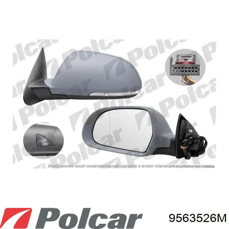 Do koszyka 1T1857508AC9B9 VAG Lusterko wsteczne prawe