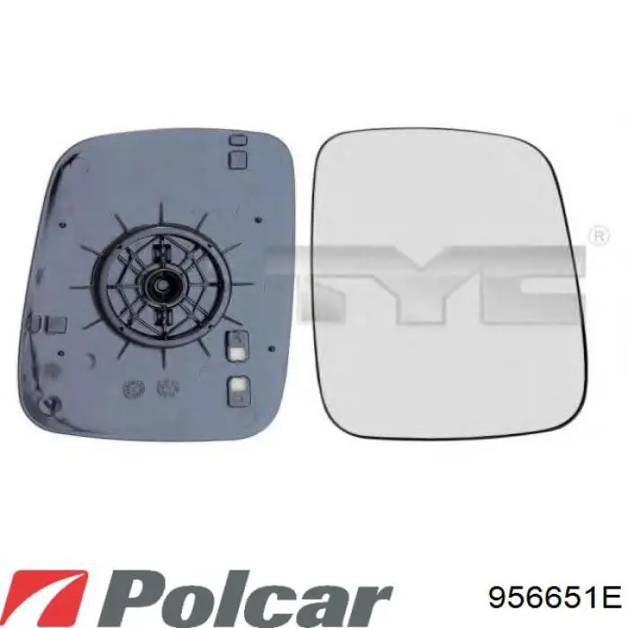 956651E Polcar Lusterko wsteczne lewe