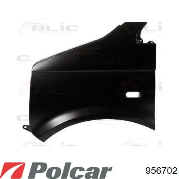 Błotnik przedni prawy Polcar 956702 cena, od 268,30 USD