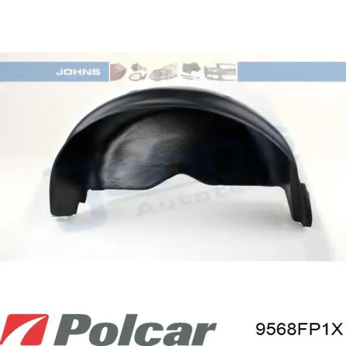 Nadkole błotnika przedniego prawe Polcar 9568FP1X cena, od 26,56 USD