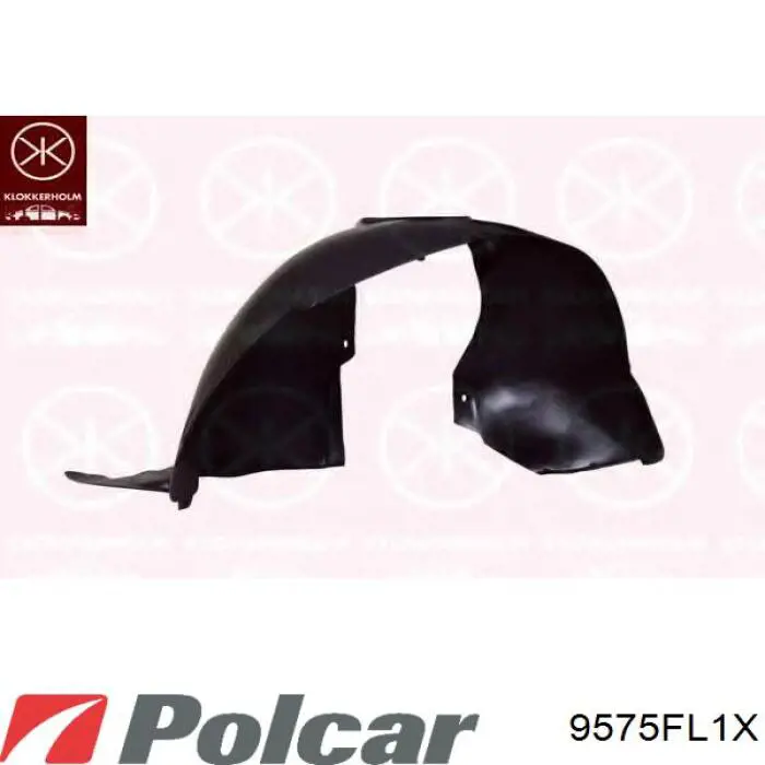 Nadkole błotnika przedniego lewe Polcar 9575FL1 cena, od 25,09 USD