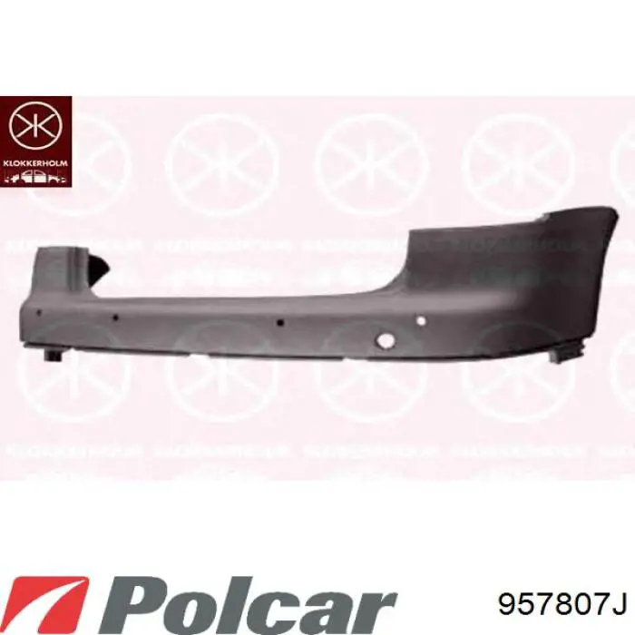 Zderzak przedni 957807J Polcar