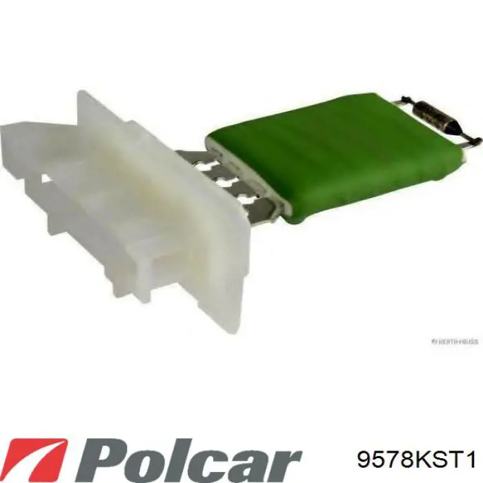 Do koszyka 9578KST1 Polcar Rezystor wentylatora nagrzewnicy (ogrzewacza kabiny)