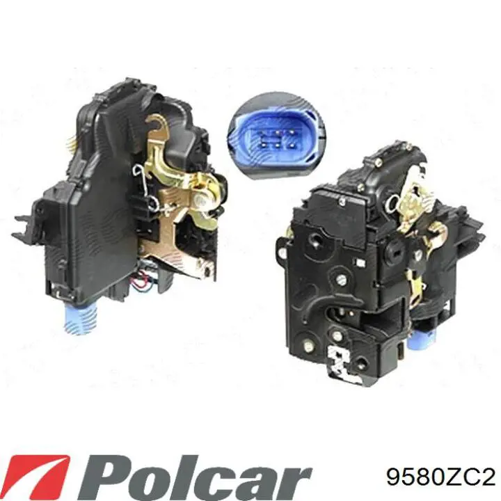 Do koszyka 9580ZC2 Polcar Zamek drzwi przednich prawych