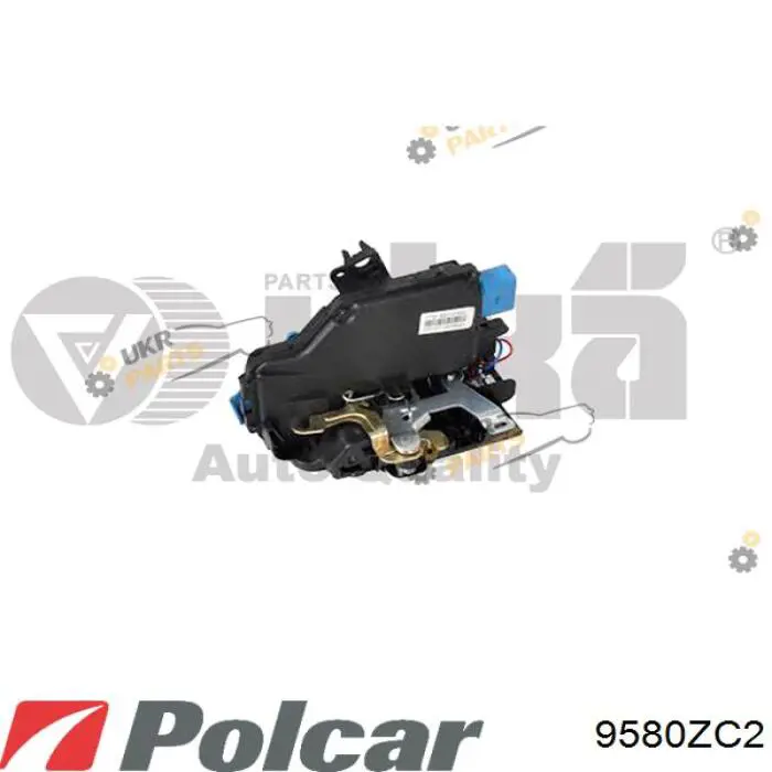 Zamek drzwi przednich prawych 9580ZC2 Polcar