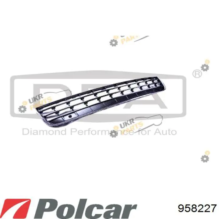 Kratka zderzaka przedniego środkowa Polcar 958227 cena, od 59,92 USD