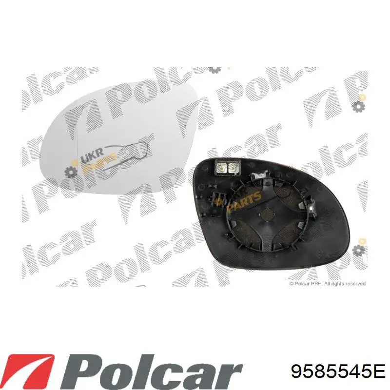Do koszyka 9585545E Polcar Wkład lusterka wstecznego lewego