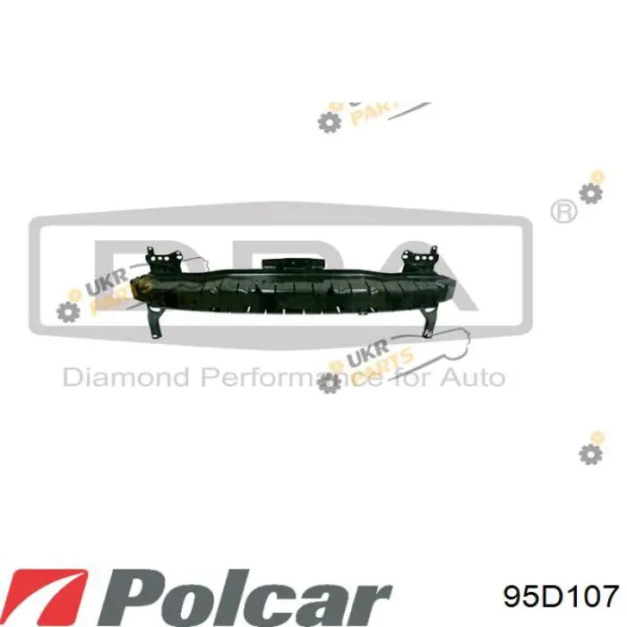 95D107 Polcar Zderzak przedni