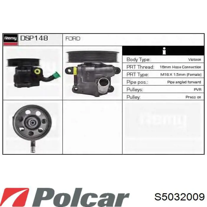 XS4C3A696RBAM REMA-PARTS pompa wspomagania hydraulicznego kierownicy