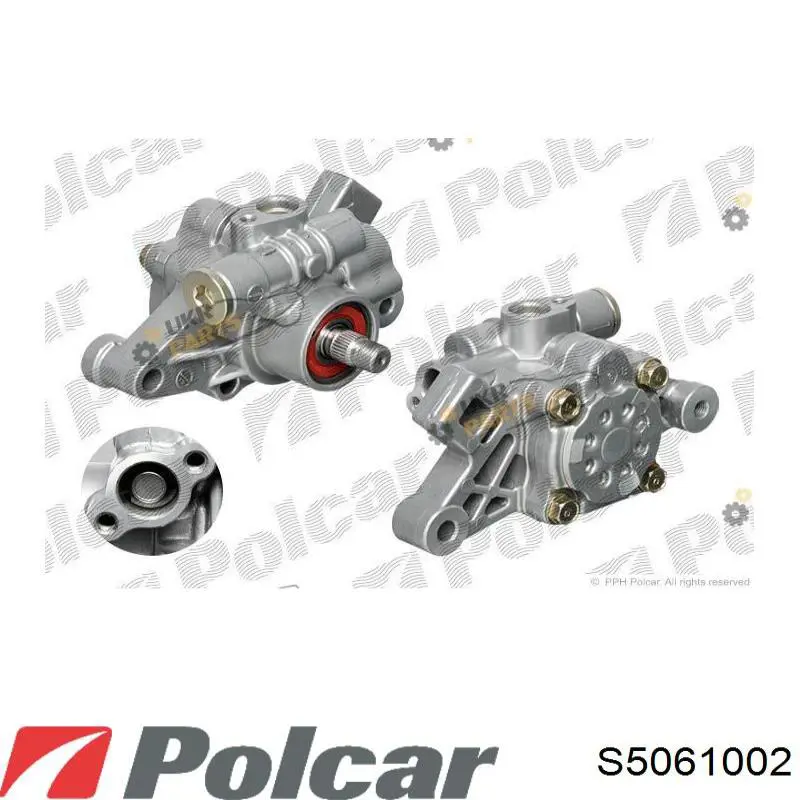 Pompa wspomagania hydraulicznego kierownicy Polcar S5061002 cena, od 76,15 USD