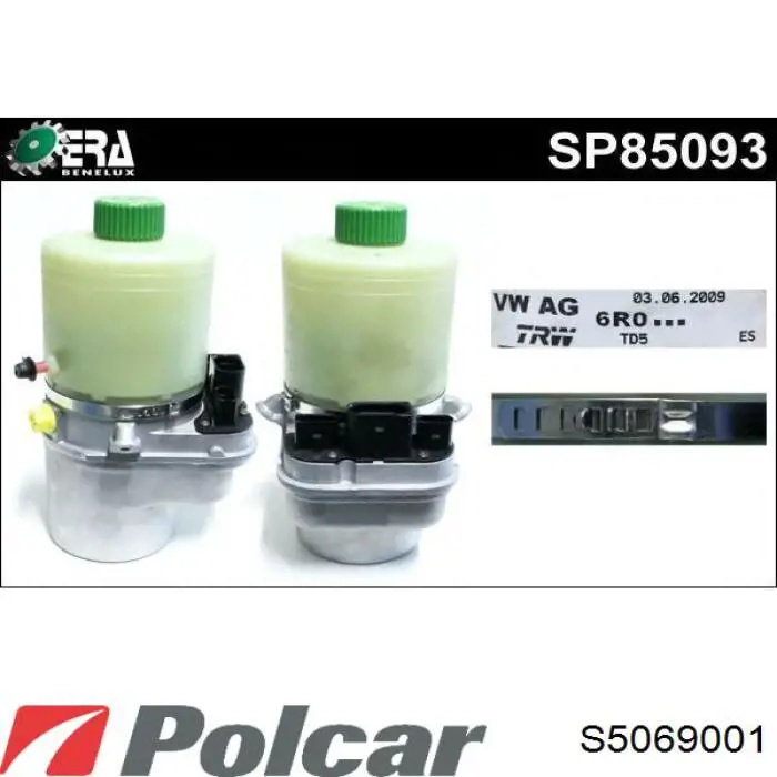 Pompa wspomagania hydraulicznego kierownicy S5069001 Polcar